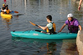 2008/9/7　カヌー教室会場